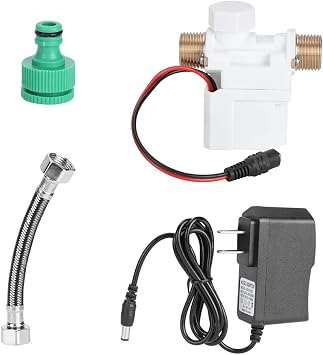 Atyhao Solenoid Valve Irrigation Tool, Solenoid Valve, Automatic Irrigation Device, Faucet Sprayer, Replacement Part Nozzle, Irrigation Hose Connection, Strong, Powerful, Micro Nozzle, US Plug, AC100-240V