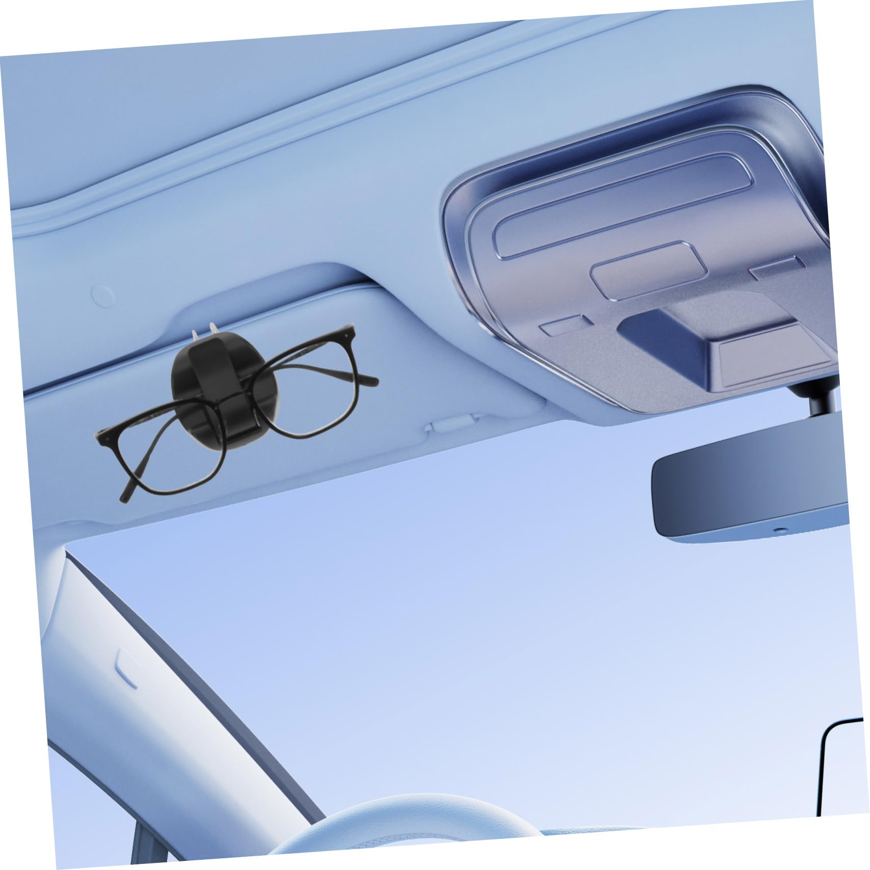 5pezzi Clip per Occhiali da Sole per Auto Custodia per Occhiali da Auto Supporto per Visiera da Sole Visiera per Clip per Supporto per Accessori