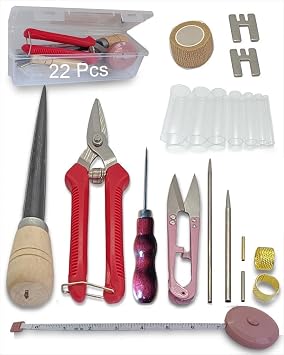 CCFREELIFE Upgrade 22 Pcs Basket Weaving Supplies, Basket Weaving Kits with User-Friendly Design, Basket Making Supplies for Adults Kids and Beginners, Rattan Wicker Repair Kit for Wicker Furniture