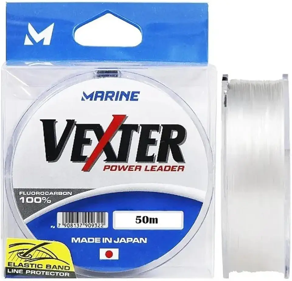 Marine Sports, Linha Para Pesca Fluorcarbono Leader Vexter Marine Sports 0.43mm 50m 25,6Lbs