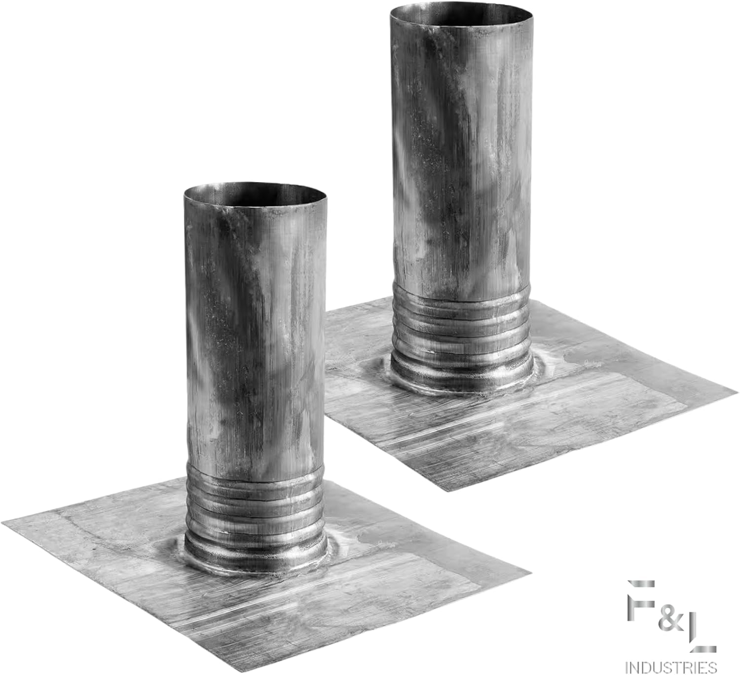F&L 2.5" Lead Flashing Boot for Roof Pipe Penetrations – Flexible Weatherproof Seal for Pipes – Leak-Proof Lead Roof Flashing for Waterproofing Roof Openings