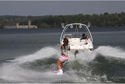 Miniatura 4 de Monster Tower MTE Wakeboard Tower - Diseño plegable de liberación rápida, soportes de torsión cero, remolque giratorio, aluminio anodizado brillante