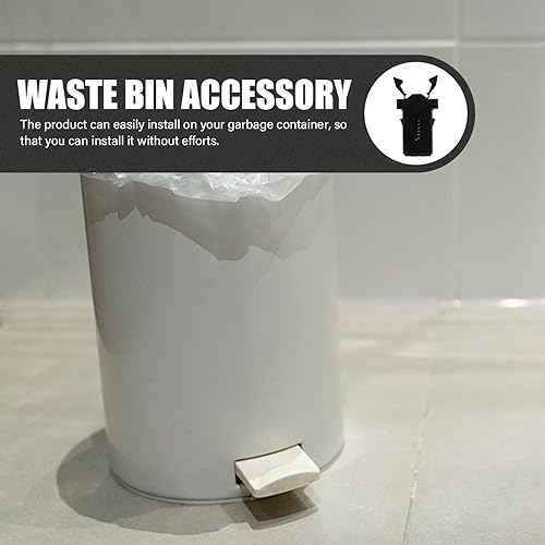 Miniatura 6 de Piezas de prensa de cesta, 50 unidades, cerradura de tapa de bote de basura, autobloqueo, repuesto de captura de basura