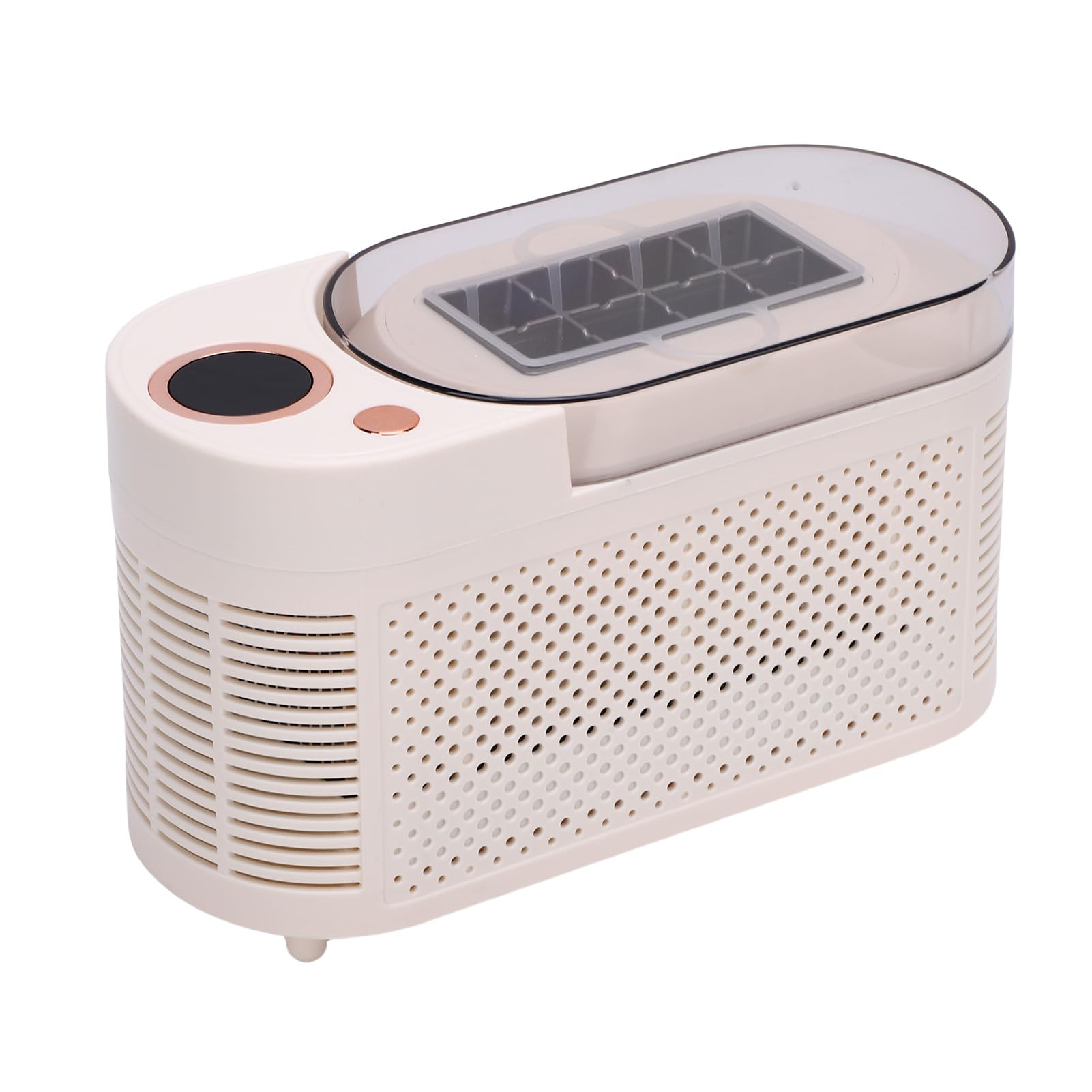 Fabricante de Hielo de la Encimera, 120W 8 Cubos en 10-15 Minutos de Escritorio Portátil Compact Ice Maker Machine, Máquina Automática de Fabricación de Hielo (Enchufe de la UE)