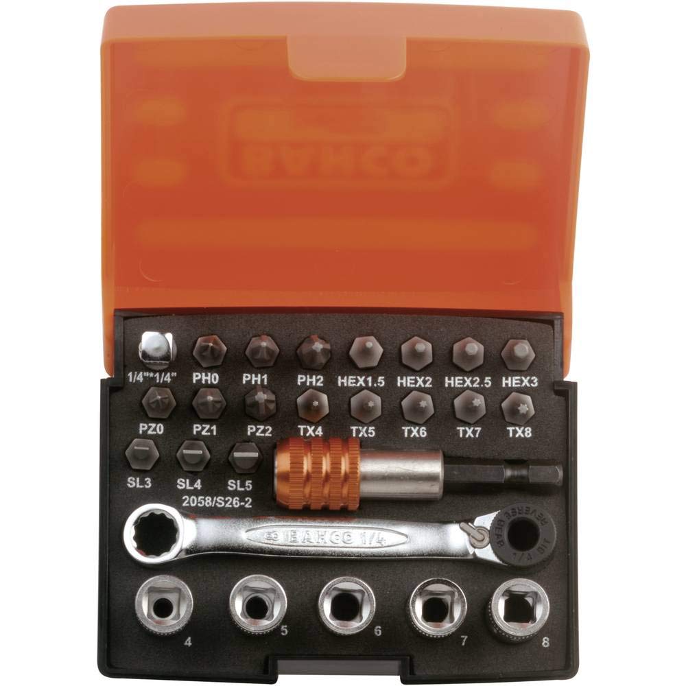 Bahco Silver Juego Puntas Con Carraca