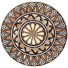 Roman Mosaic Art Medallion - Felix | Mosaic Designs | Mosaic Artwork | Mosaic Wall Art Floor Inlay by Mozaico | Handmade Mosaics | 24" x 24"