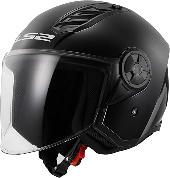 Open Faced Motorcycle Helmet. LS2 Airflow II ECE 22.06