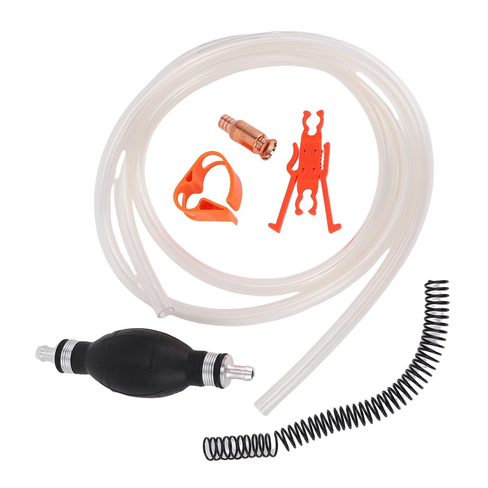 Domary Manual Fuel Siphon Pump Efficient Hand Gas Transfer Pump for