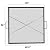 onlyfire Heavy?Duty Square Fire Pit Grill Grate with X?Marks Design 36?Inch