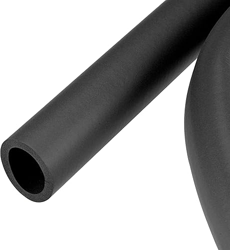 MECCANIXITY Mangos de tubo de agarre de espuma de 78 pulgadas (0.866 in) ID 316 pulgadas (0.197 in), grosor de pared de 5 pies, color negro,