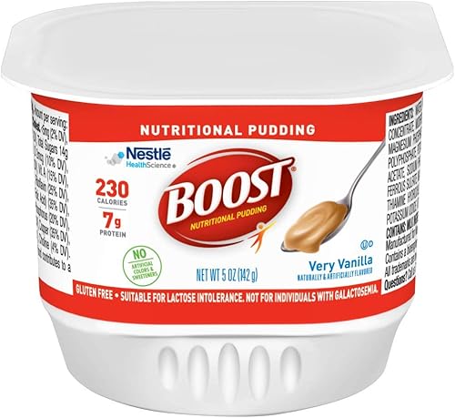 Boost Pudín nutricional, muy vainilla, 5 onzas, 4 CT (paquete de 5)