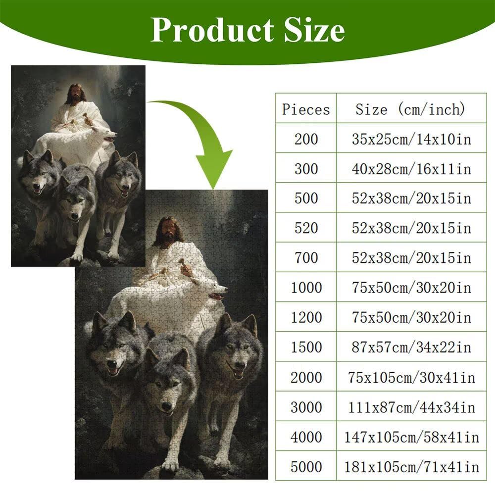 4000 Pezzi Puzzle Adulti - Animale & Uomo - Fabbricazione in Legno Robusto (Forma Classica) - Decorazione Murale con Poster - Prodotto Riservato ad Adulti e 14 Anni in Su (147x105cm) P3#1295