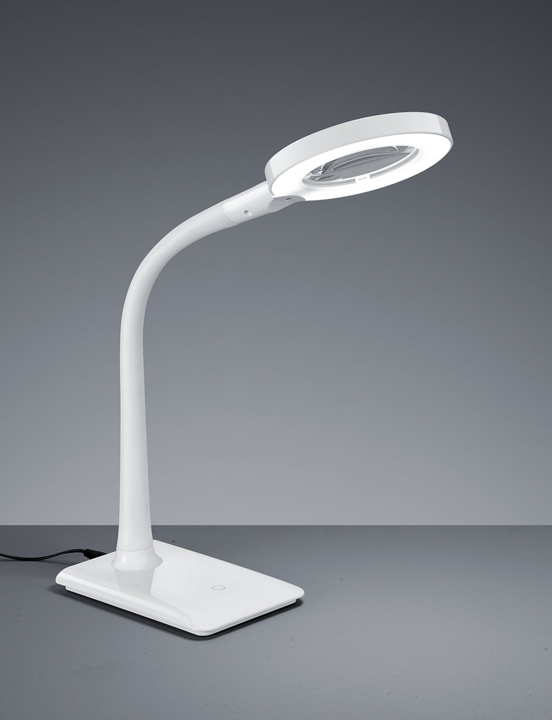 Trio Lupo - Sobremesa LED, 5 W, 550 lm, 3500K plástico blanco, IP20