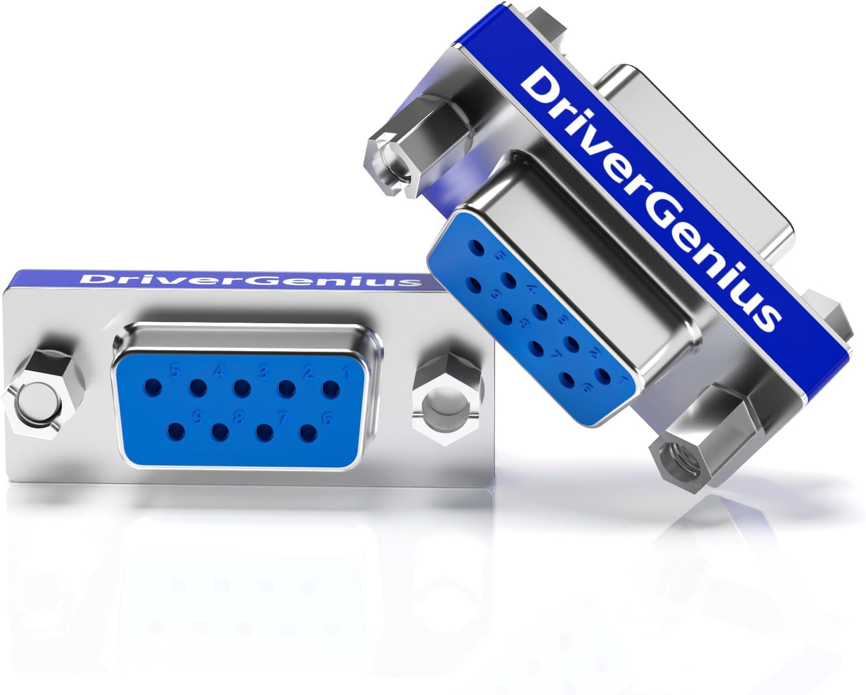 LinkStable DB9 Serial RS232 COM Gender Changer for USB to RS232 / USB to Serial Cable Adapter (F/F, Female/Female, 2 Pieces)