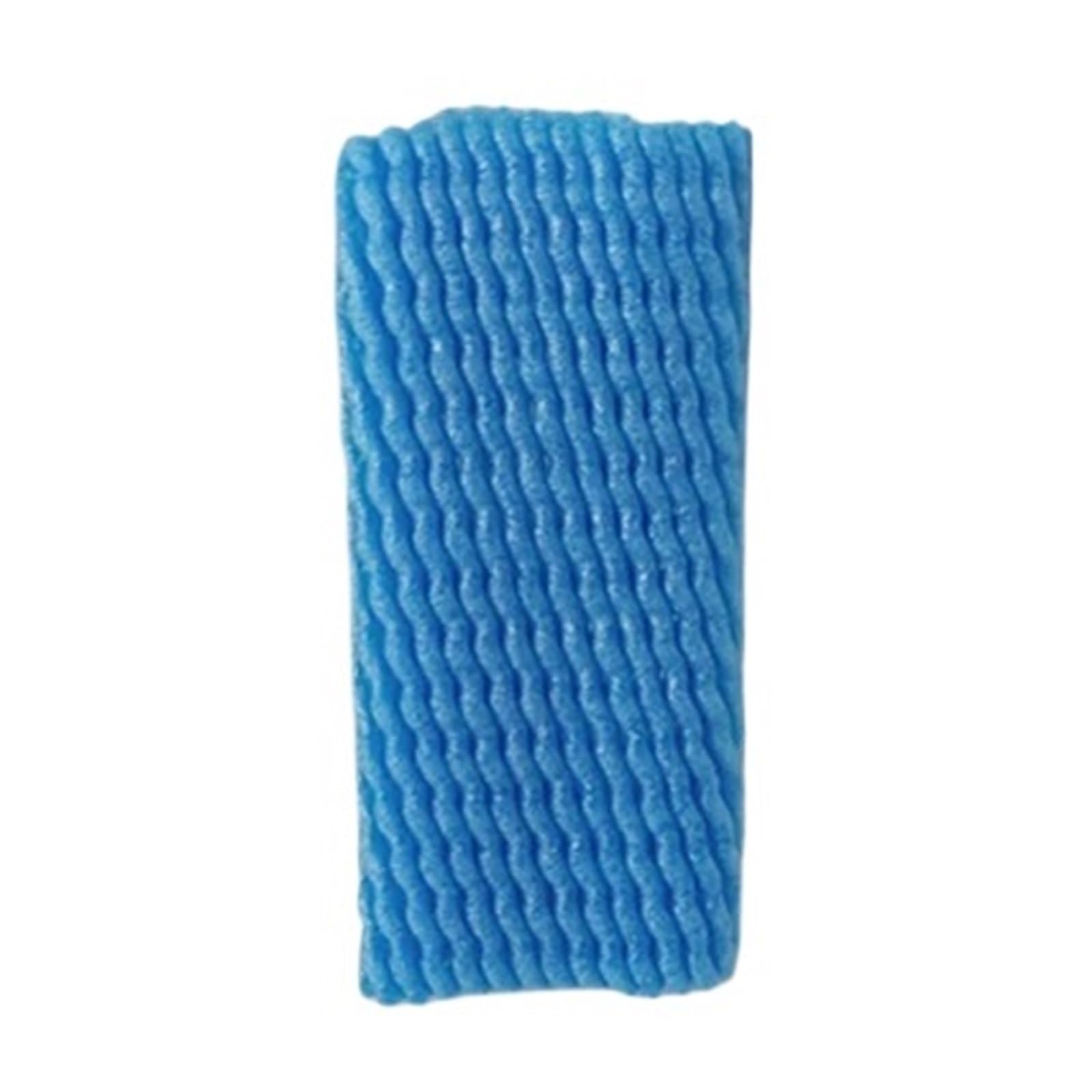 Bolsas de malla reutilizables para frutas y verduras, embalaje protector para artículos frágiles, bolsas de transporte a prueba de golpes con acolchado de espuma (azul, 13 x 6 cm)