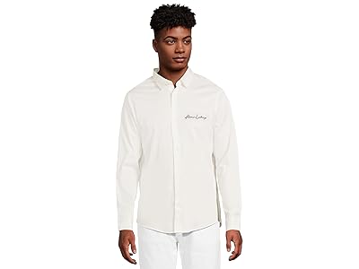 Armani Exchange Script Logo Button Down Men