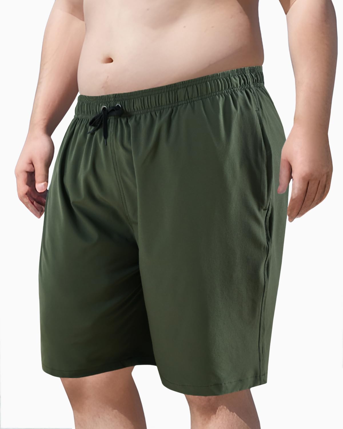 Arcweg Big and Tall Mens Swim Trunks with Mesh Lining Plus Size Swim Shorts Beach Swimsuit Men’s Swim Suits(2XL-6XL) - Image 4