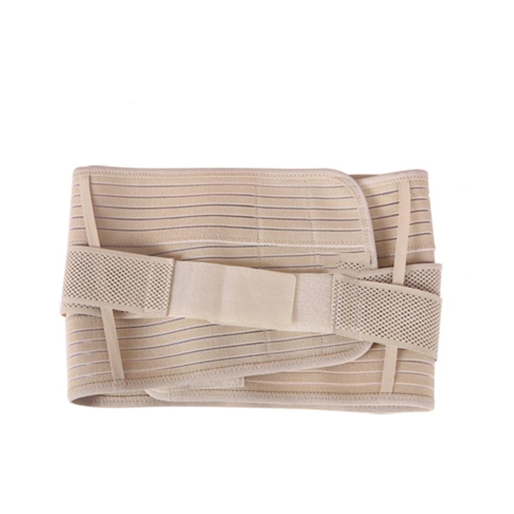 Cinturón de Disco Lumbar Cepa de Disco Lumbar Hernia Lumbar Cintura Fija Cintura médica Caliente Cuatro de Acero Soporte Universal Respirable Confort, L