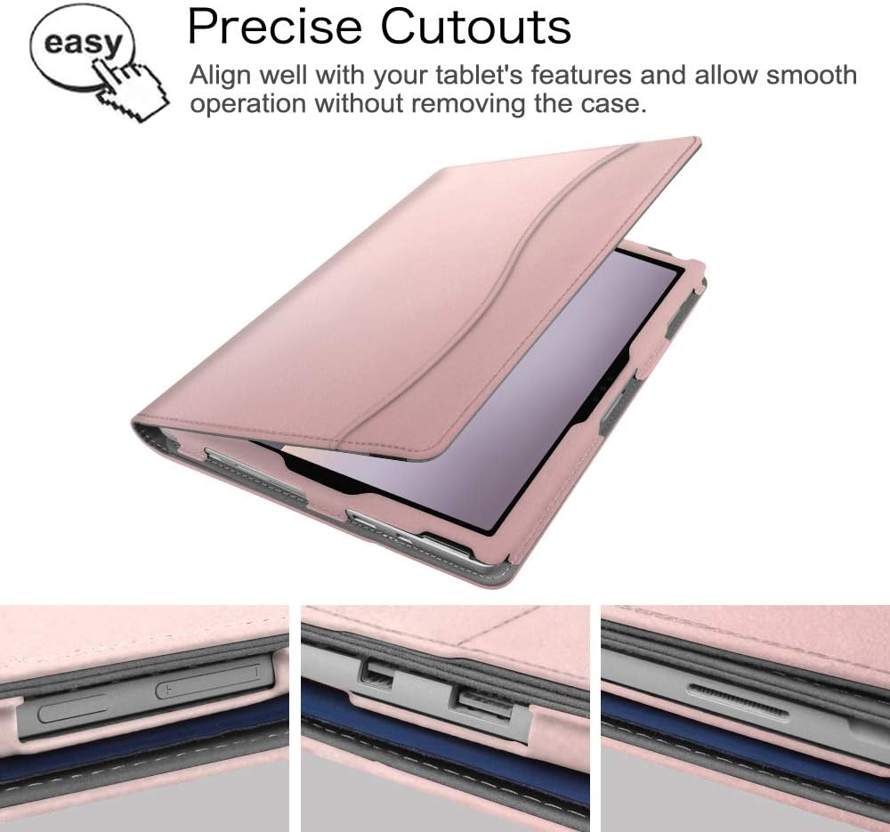Fintie Case for Microsoft Surface Pro 7+ / Surface Pro 7 / Surface Pro 6 / Surface Pro 5 4 3, Multiple Angle Viewing Folio Stand Cover with Card Pocket, Compatible with Type Cover Keyboard (Shades B)