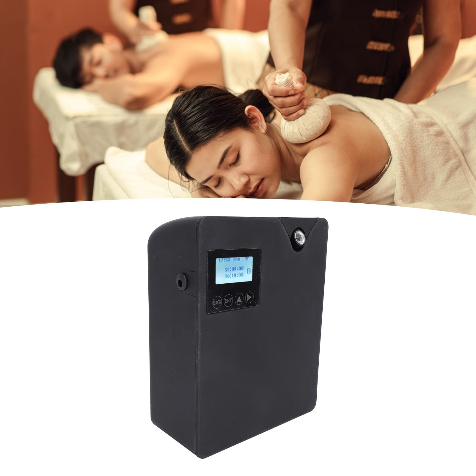 Elprico Wasserloser Diffuser 300ml Duftmaschine mit App 400m³ (EU-Stecker)