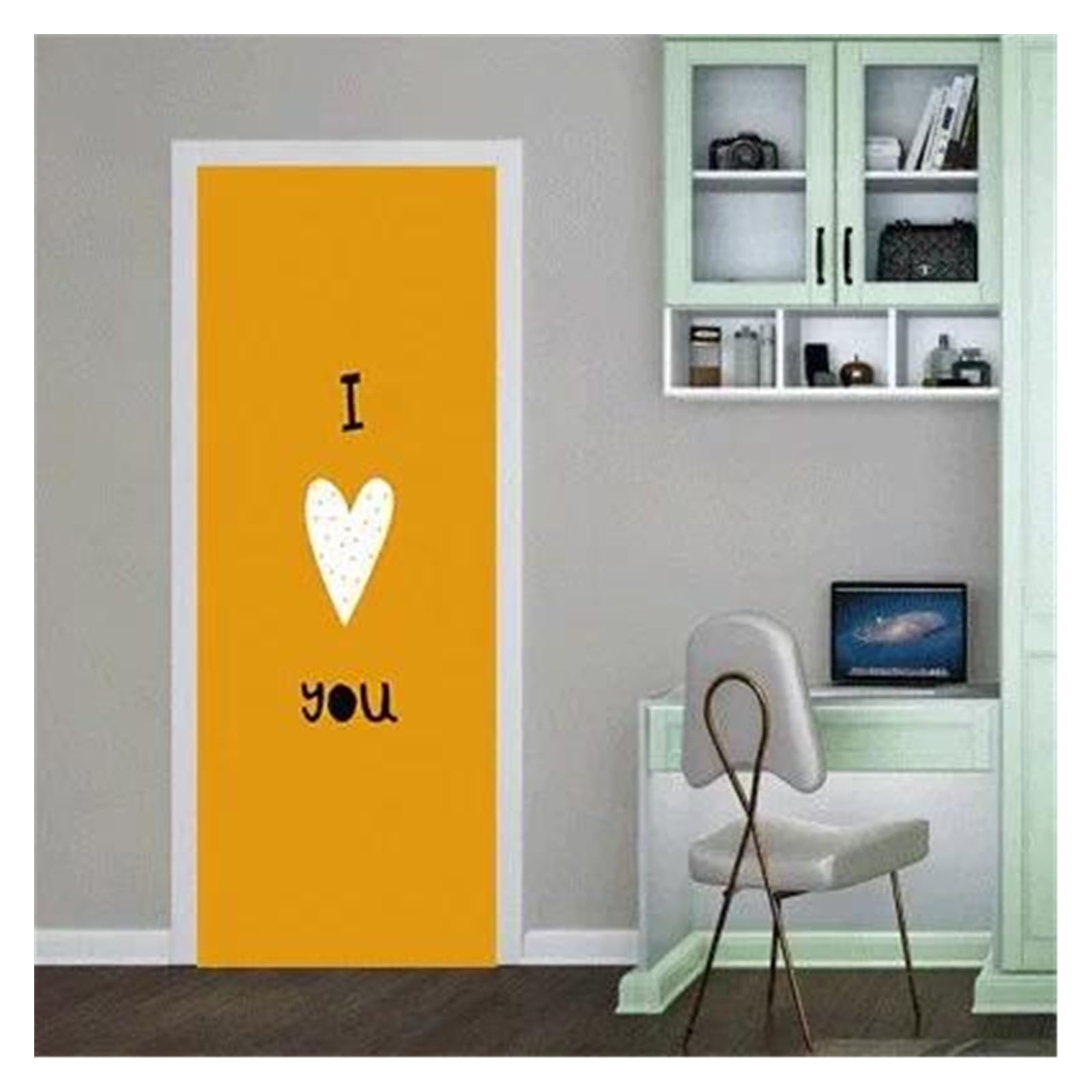 Affiche murale enfants sticker dessin animé taille S