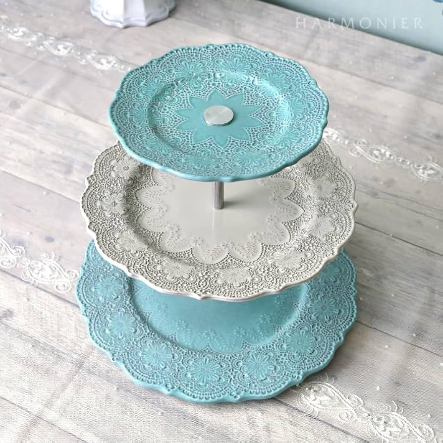 イタリア製 ケーキスタンド 3段 68b3e6a3ec5bd21f49577f0c028fb3