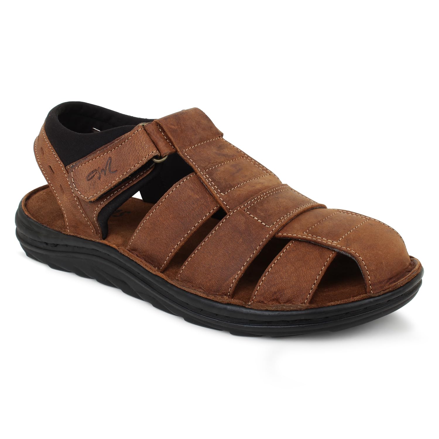 MARDI GRAS Genuine Leather Sandal for Men| Leather Closed Toe sandals for Men | Thong Sandals for Men | Brown Suede Leather Sandal | Stylish & Comfortable (B0CJRX4WV5) Amazon Price History, Amazon Price Tracker
