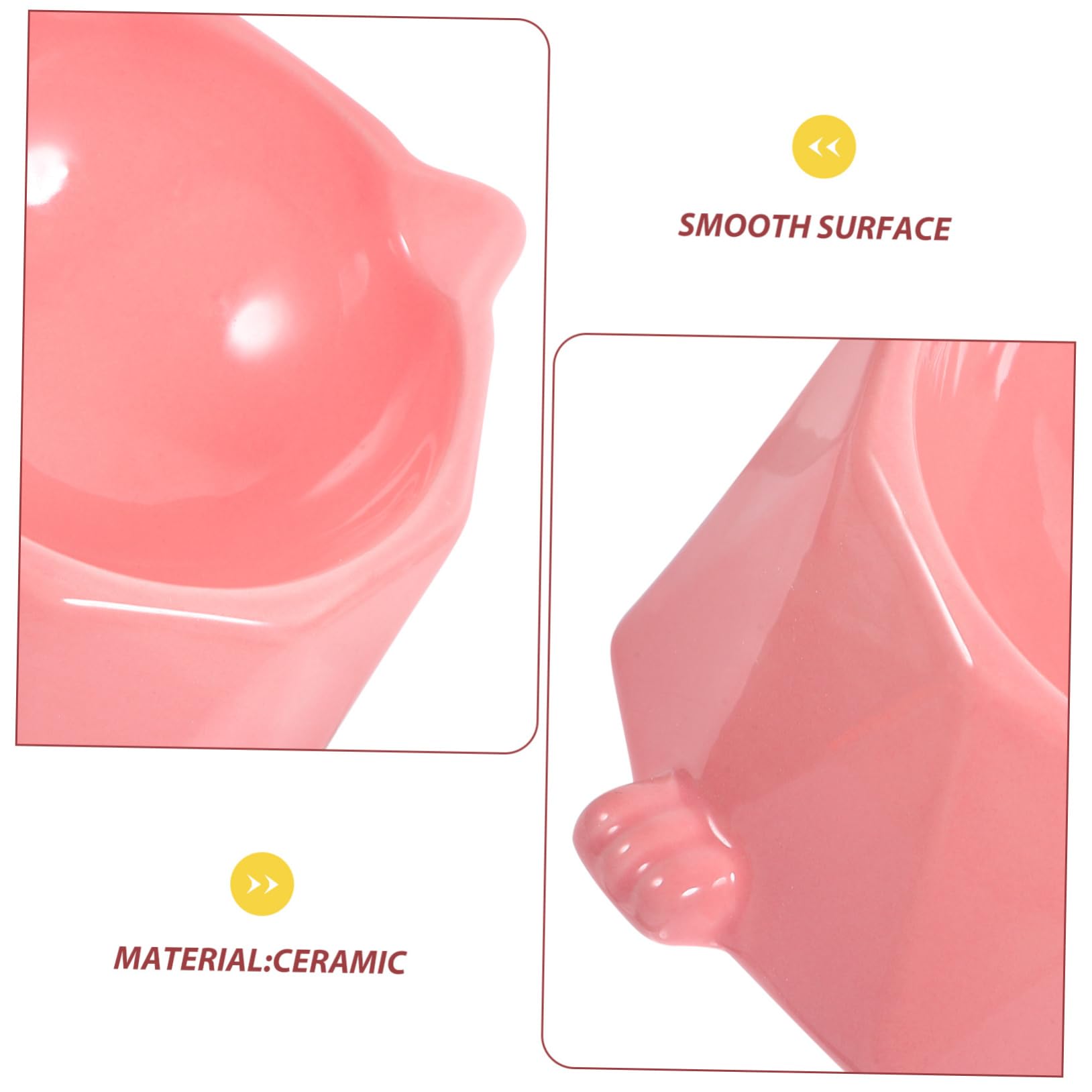 minkissy Ceramiczna miska dla psa karmnik dla psa ceramiczny podajnik miska dla zwierząt domowych