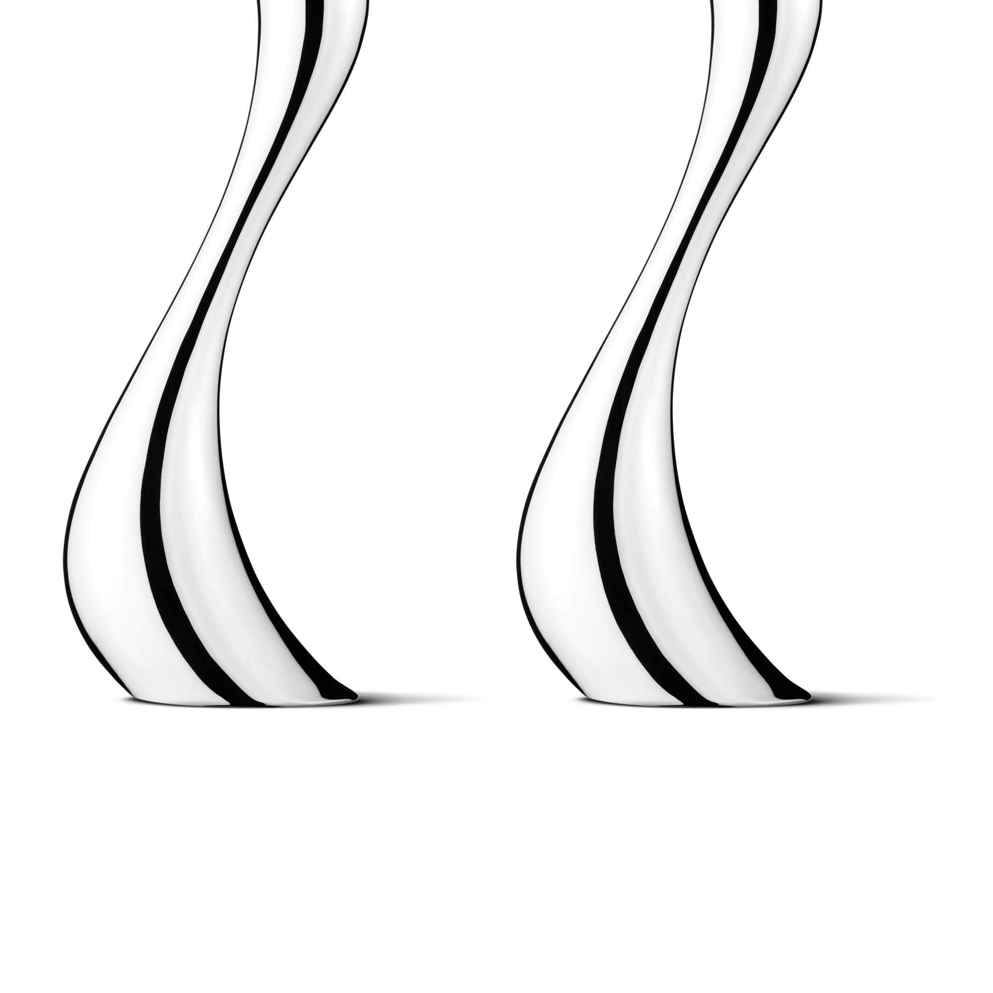 Amazon.co.jp: Georg Jensen Cobra ラージキャンドルホルダー2個セット