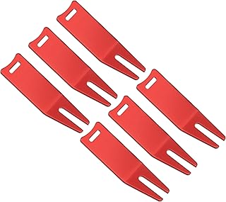 PATIKIL Metal Bending Golf Divot Repair Tool, Golf Divot Tool Curved Spit Golf Green Divot Fork Ball Mark Repair Tool for Golf Golfer Repairing