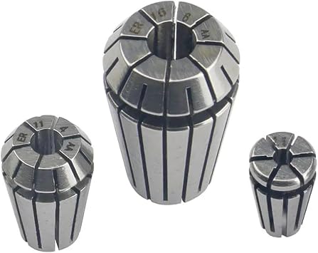 1PCS/5PCS ER8 ER11 ER16 ER20 1mm 5mm 10mm Spring Collet High Precision ER Collet Set for CNC Engraving Machine Lathe Mill ToolER20-6.5,5PCS