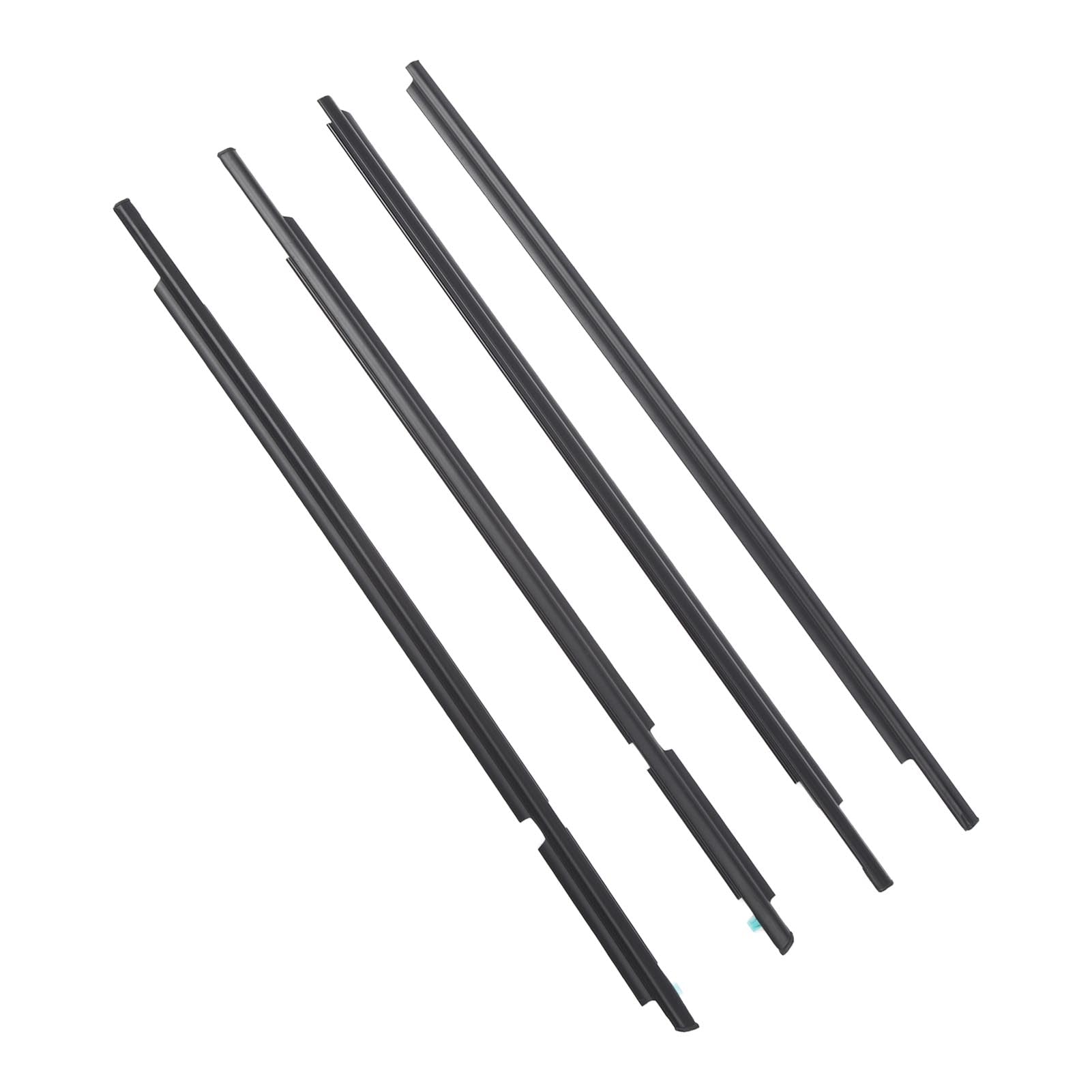 4 Pezzi di Ricambio per Guarnizione per Finestrino Dell'auto, 75711-60061, per Land Cruiser Prado 120 Serie Dal 2003 Al 2009