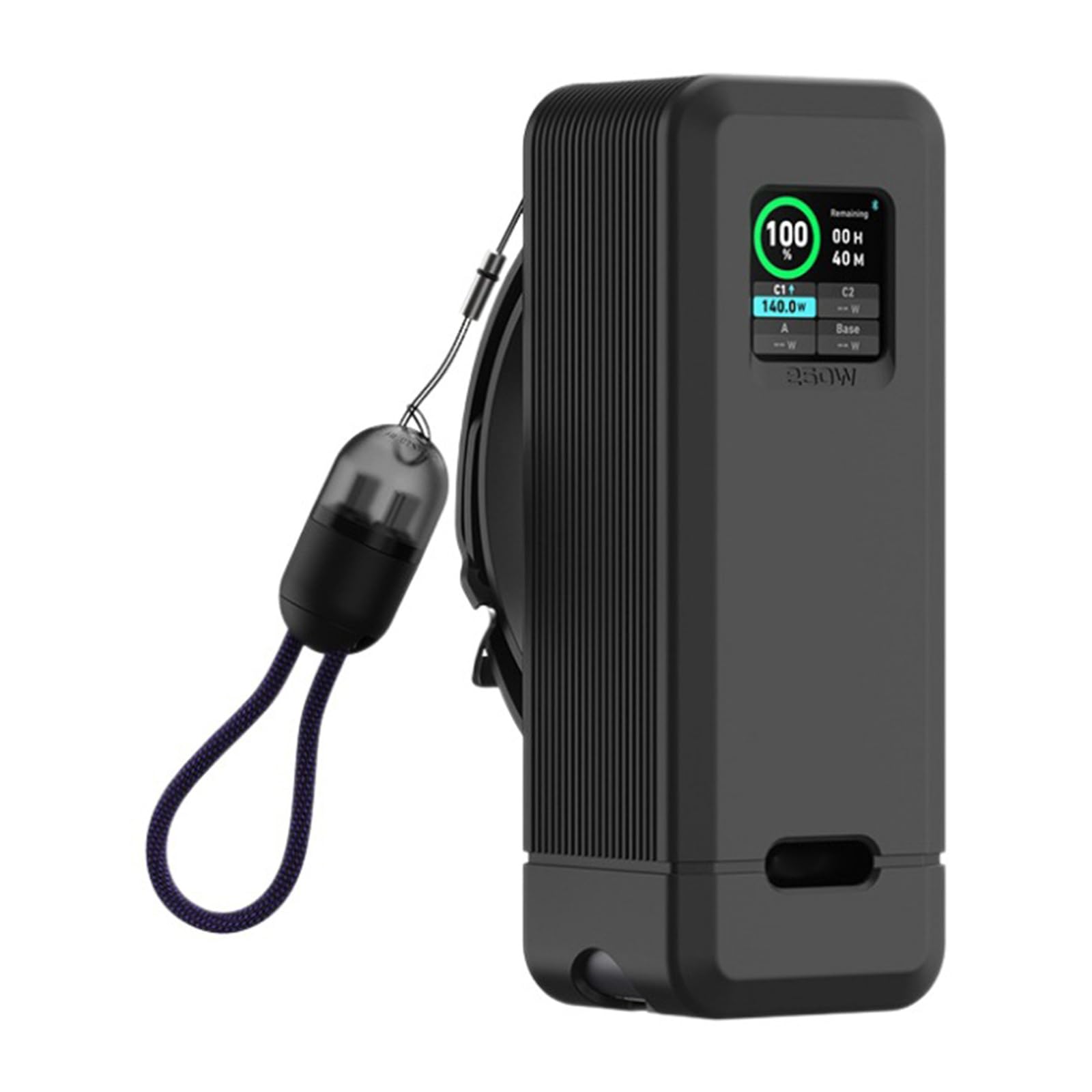 Cómodo agarre para batería, funda de silicona a prueba de golpes, antideslizante, carga portátil, fácil instalación, esencial para viajes de negocios