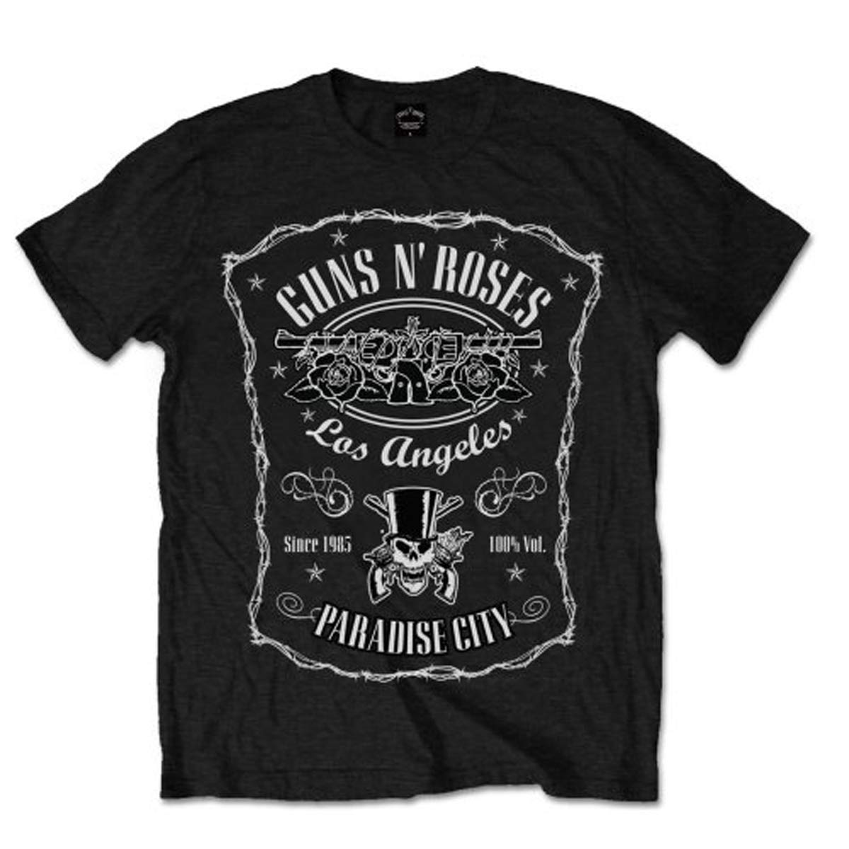 Guns N' Roses Paradise City Label Official Tee T-Shirt Mens Unisex (X-Large)