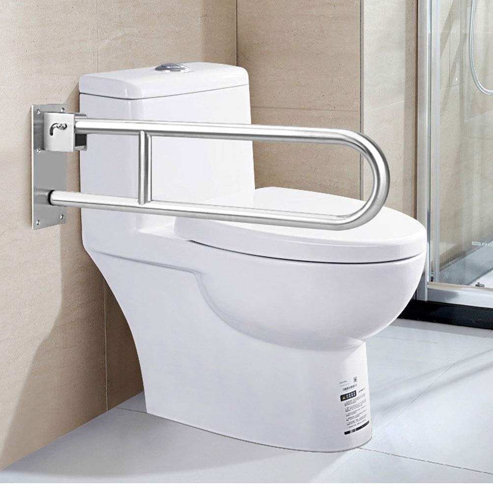 Barra de Seguridad para Ducha Resistente sin Plomo para bañera, Barra de Seguridad para Inodoro, Barra de Seguridad abatible para baño con Agarre, pasamanos de Seguridad, apoyabrazos antides