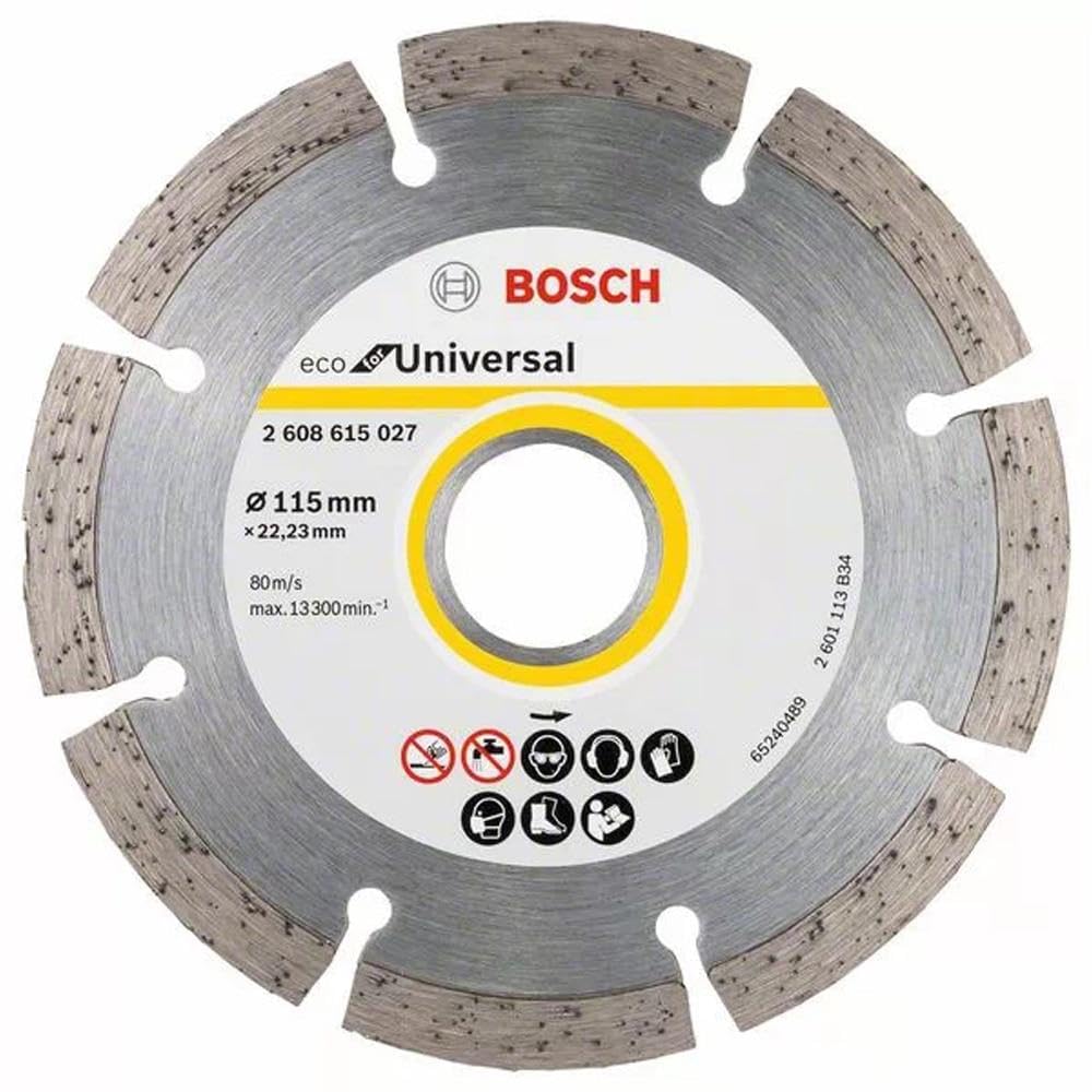 BoschEco for Universal Segmented Diamond Cutting Disc, for small angle grinders | Model: 2608615027
