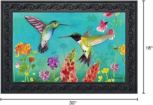 Miniatura 8 de Briarwood Lane Felpudo con diseño de pájaros, diseño de pájaros, diseño de pájaros, para interiores y exteriores, 30 x 18 pulgadas