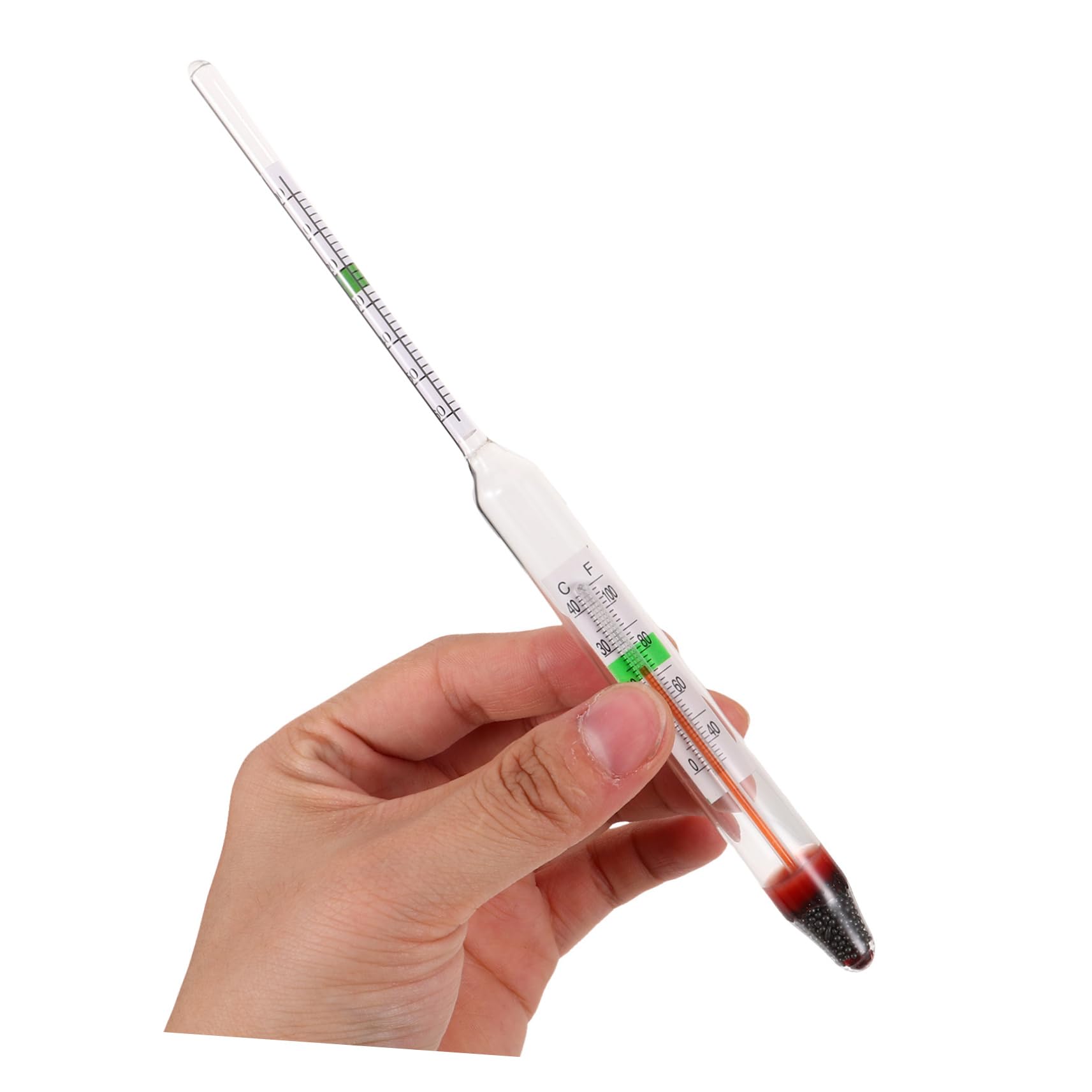 TOYANDONA 10 Sätze Salzgehaltmesser für Meerwasser Hydrometer digital Hydrometer Salzwasseraquarium Aquariensalz Messgerät Meersalz Tank Meerwasserqualitätstester Testkit für Aquarien Glas