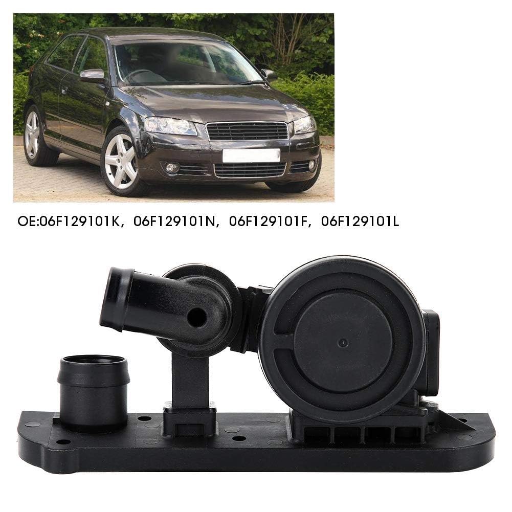 Aramox Soupape PCV, tuyau d'évent de soupape de reniflard PCV 06F129101N ABS Noir