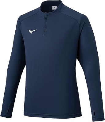 Soccer Wear P2MCC080 Unisex Solid Knit Shirt Half Zip Long Sleeve