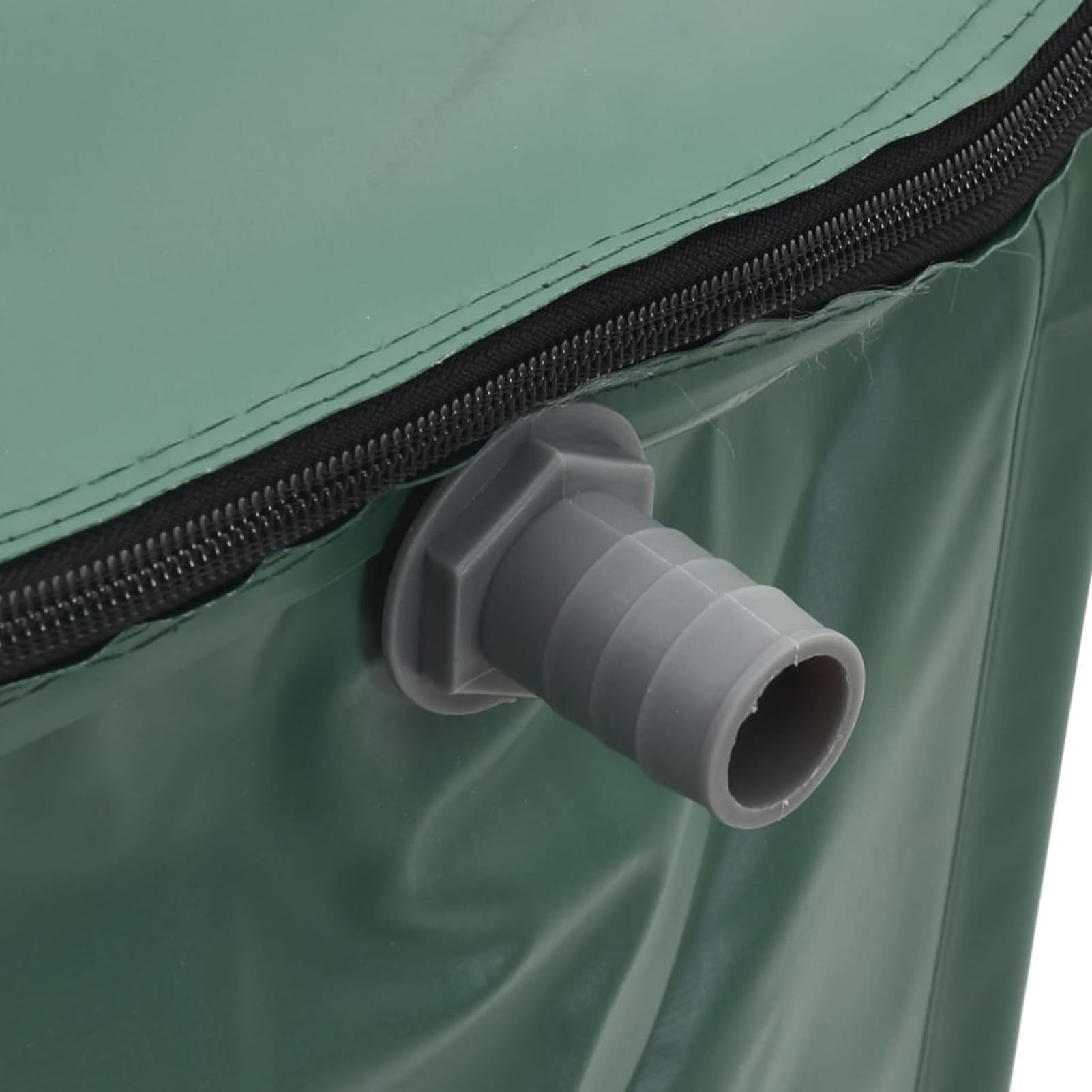 Depósito de agua plegable de 500 L, color verde, PVC, resistente a los rayos UV y a la corrosión, con filtro, para lavar coches, bicicletas, modelo 41222