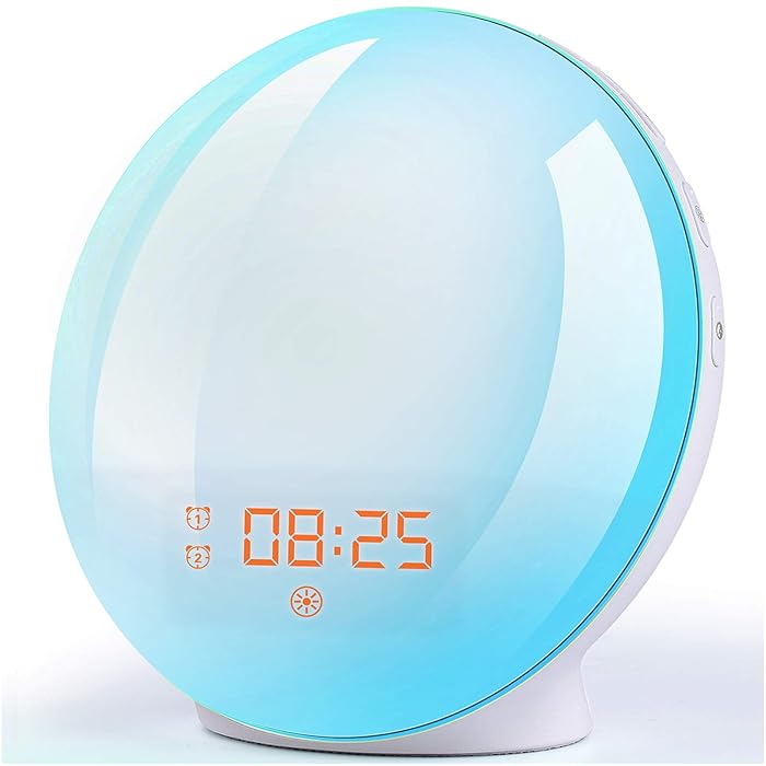 Buy Sunrise Alarm Clock Wake Up Light, Light Alarm with Sunrise/Sunset