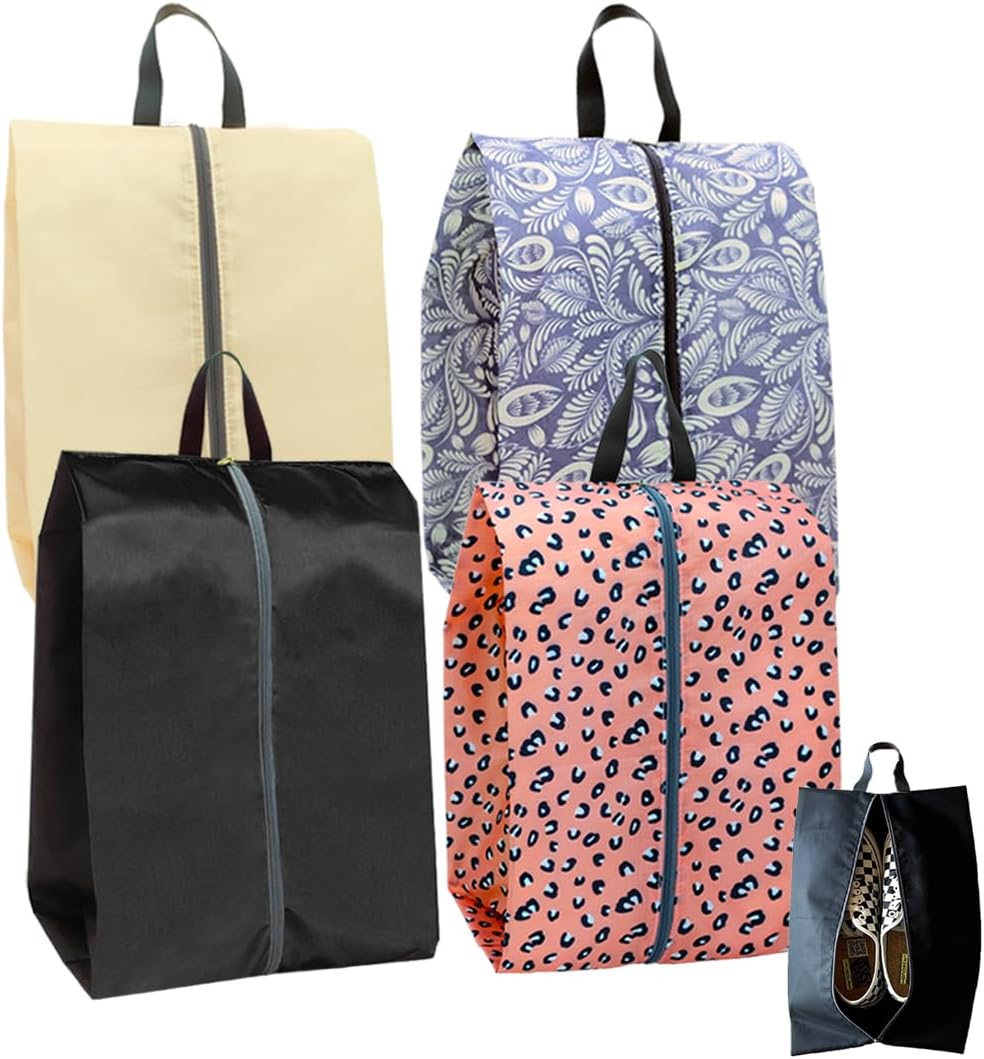 Coricha Shoe Bags for Travel Men Set of 4 Extra Large Shoe