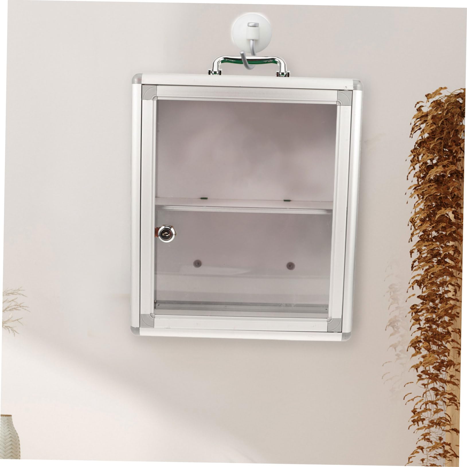 Botiquín para Colgar Pared Gran Capacidad y Puerta Transparente para Primeros Auxilios en Hogar y Oficina Clasificación y Almacenamiento Conveniente
