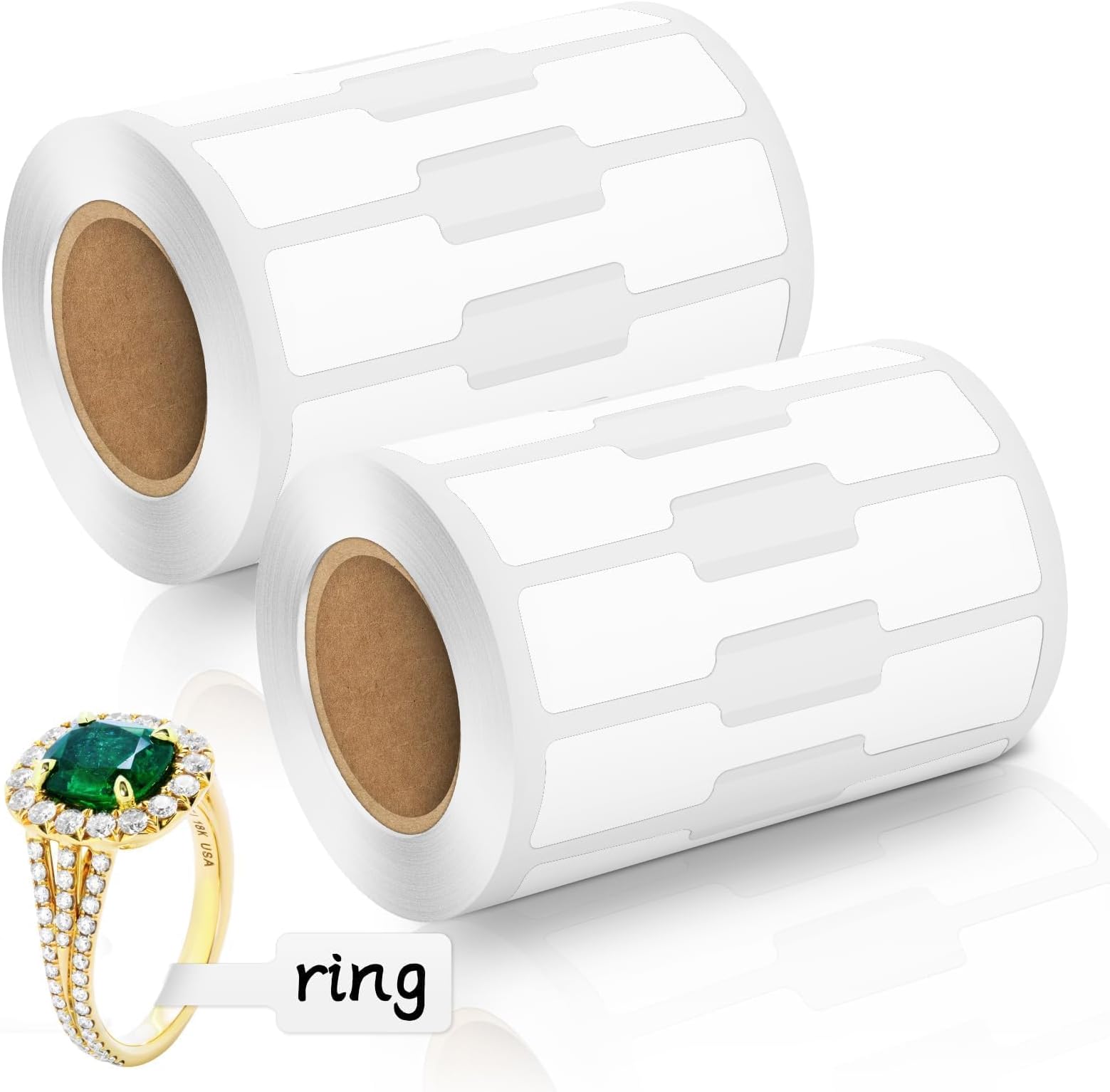 Amazon.com : 1000PCS Jewelry Tags for Pricing,2 Roll Jewelry Price Tags ...