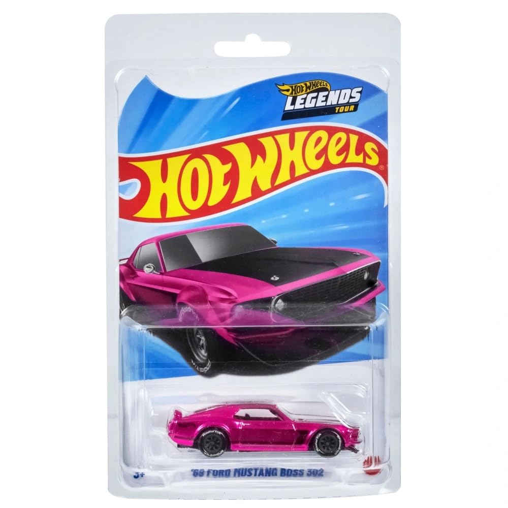 Hot Wheels Legends Tour Auto '69 Ford Mustang Boss 302 1:64 | Maßstab 1:64, Modellauto, Ford Mustang, Legends Tour, Sammlerstück