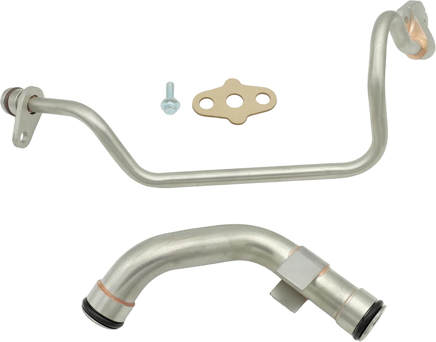 Turbo Oil Feed Line & Drain Line Tube for 2003-2010 Ford F-250 F-350 Excursion Super Duty Excursion 6C3Z9T515A 1876071C91 904-192 3C3Z9T516A 625-210