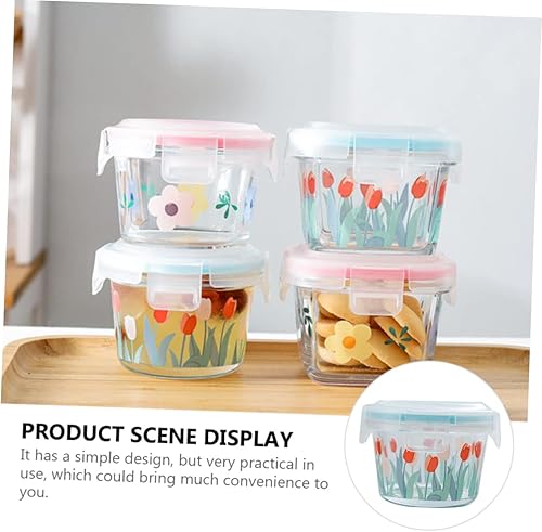 Miniatura 6 de GOOHOCHY Contenedor de caja de vidrio sellado de plástico casual