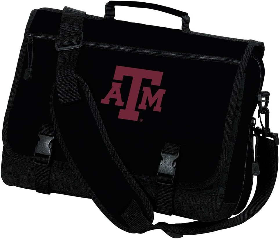 Broad Bay Texas A&M Laptop Conputer Bag Texas A&M Aggies Logo Messenger Bag Briefcase