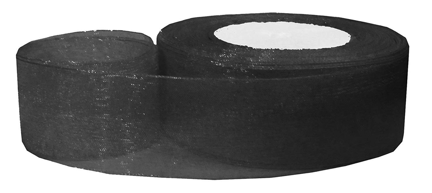 Glitter/Sheer Non-Wired Ribbon for Crafts/Gift Package Wrapping, Accessories Making, Great for Christmas Tree Garlands, Gift Bows Tie, Decorating,